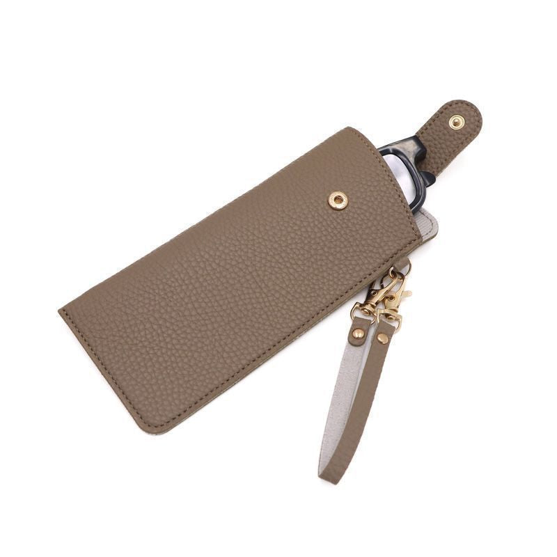 Elegant Leather Eyewear Case