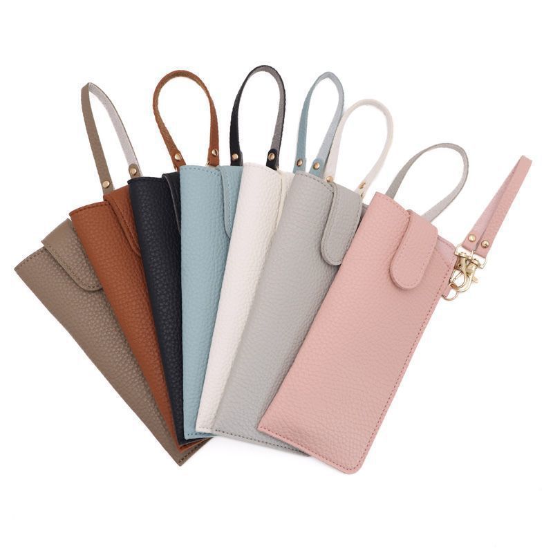 Elegant Leather Eyewear Case