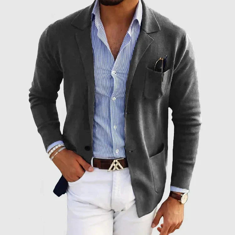 Elegant Men's Blazer - Comfort and Style for All Occasions