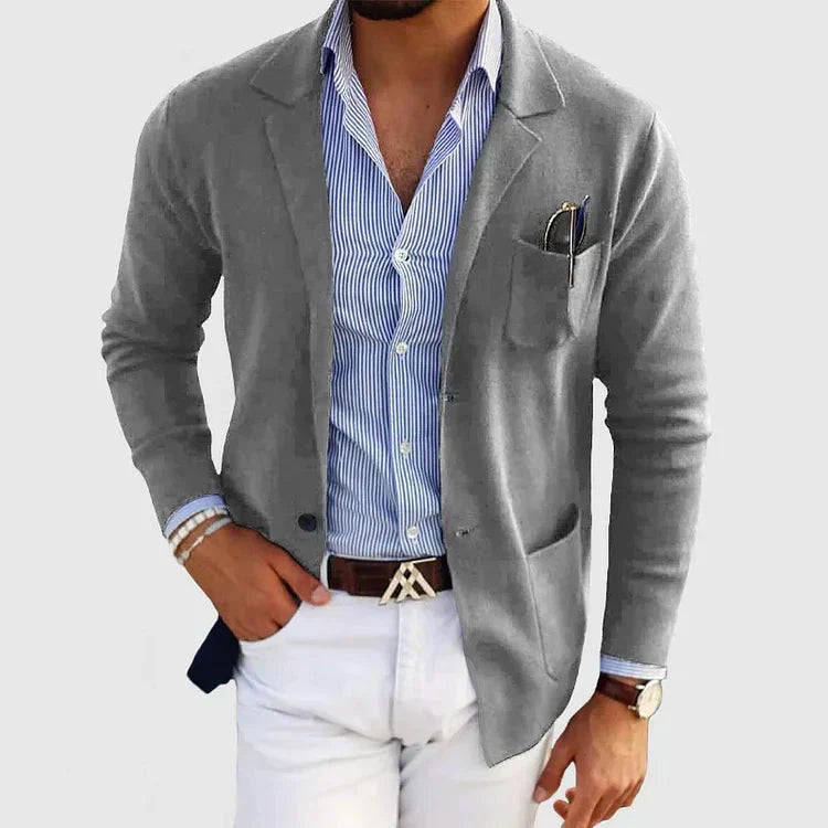 Elegant Men's Blazer - Comfort and Style for All Occasions