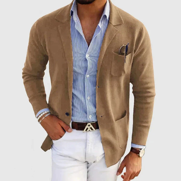 Elegant Men's Blazer - Comfort and Style for All Occasions