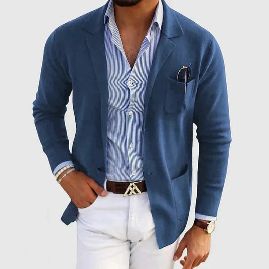 Elegant Men's Blazer - Comfort and Style for All Occasions
