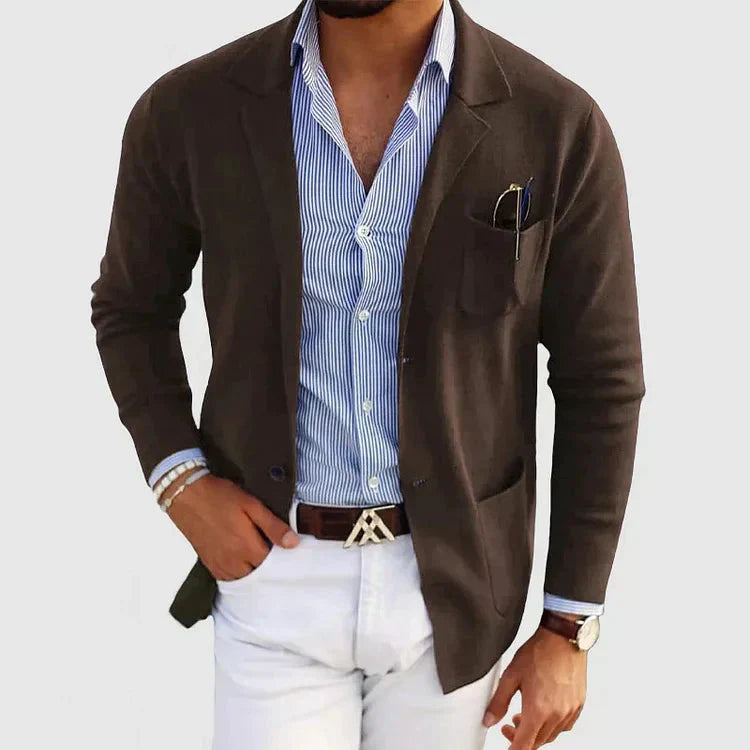 Elegant Men's Blazer - Comfort and Style for All Occasions