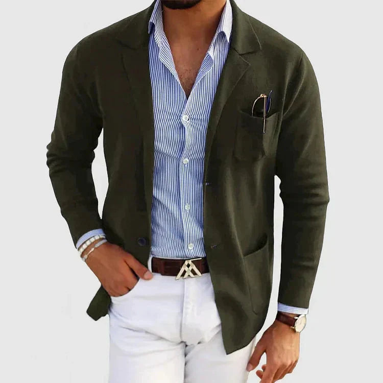 Elegant Men's Blazer - Comfort and Style for All Occasions