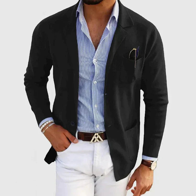 Elegant Men's Blazer - Comfort and Style for All Occasions