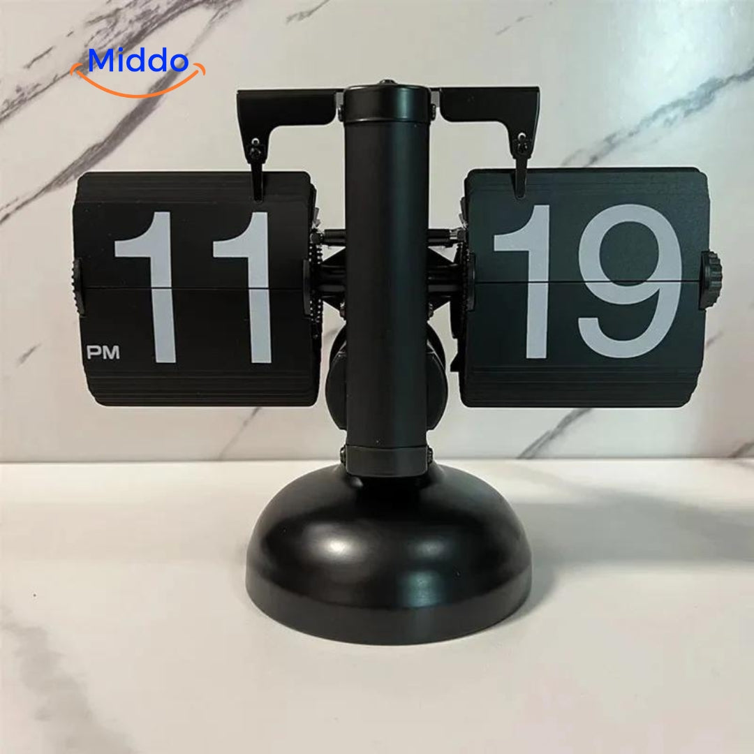 Elegant RetroFlip™ | Vintage Flip Clock with Quartz Movement