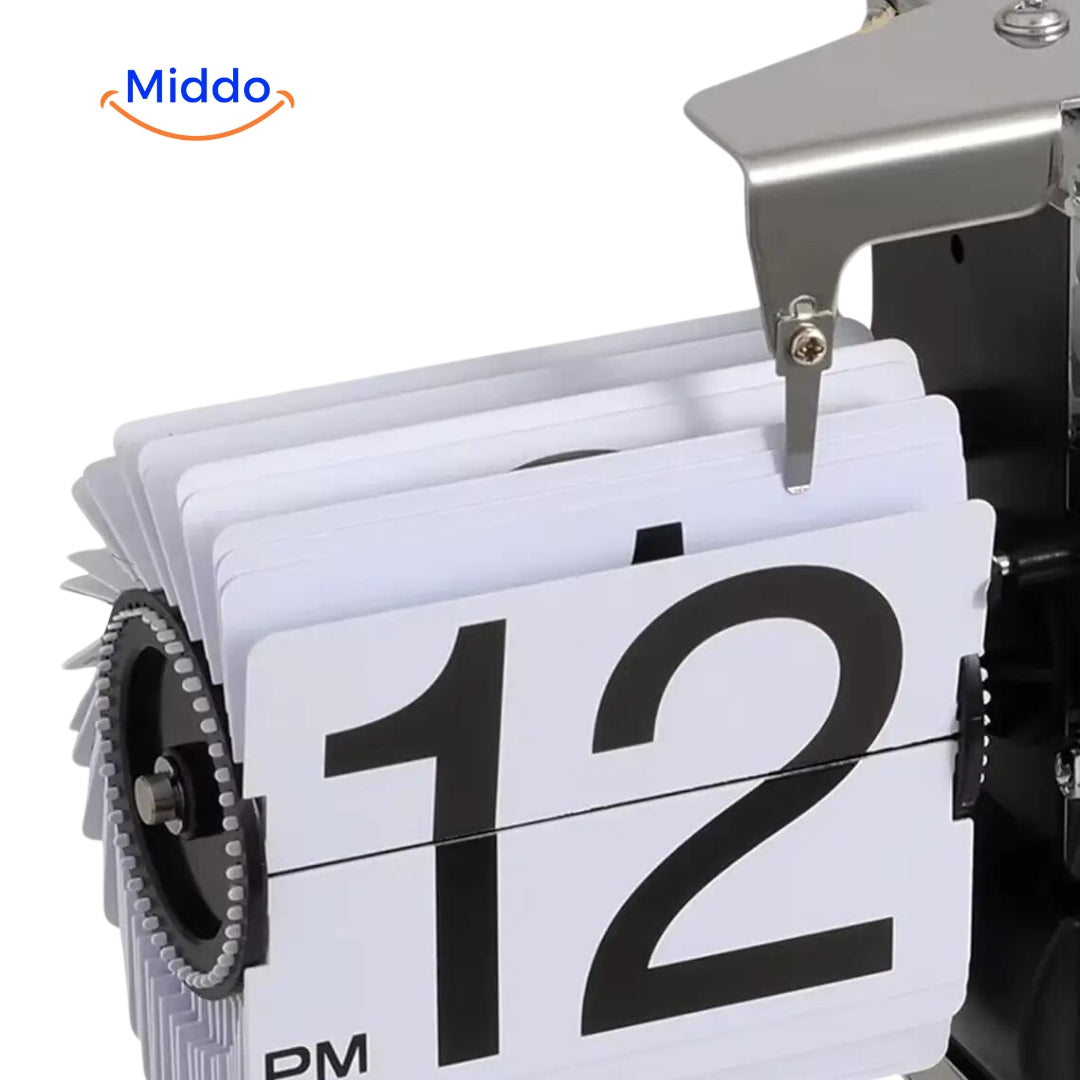 Elegant RetroFlip™ | Vintage Flip Clock with Quartz Movement