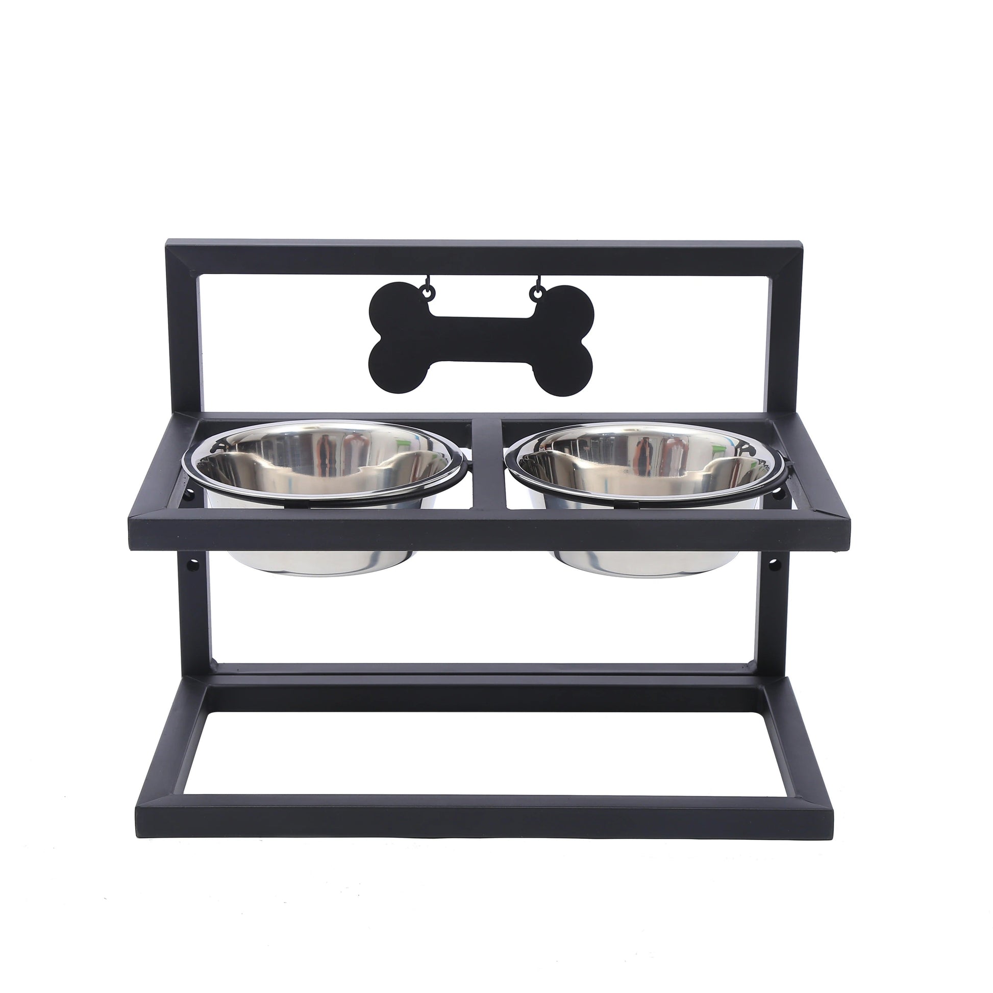 Elevated Dog Bowl with 2 Bowls
