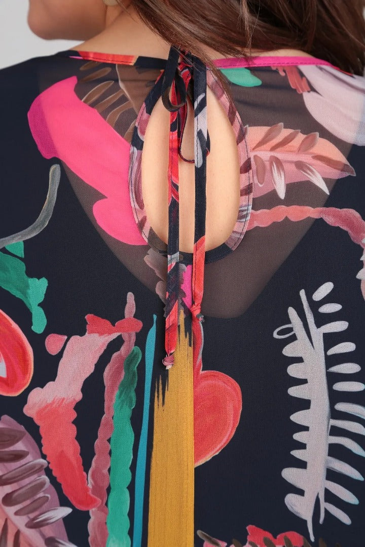 Image of Ellen | Women's Long Sleeve A-Line Midi Dress