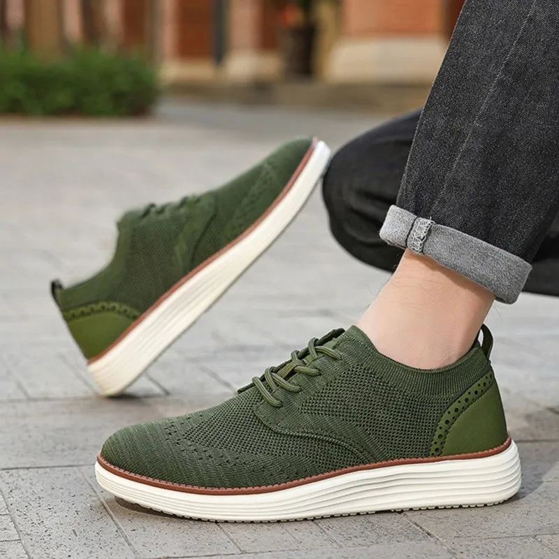 Image of Emerson | Men's Wingtip Lace-Up Casual Shoes