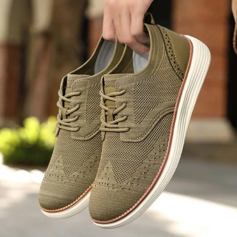 Image of Emerson | Men's Wingtip Lace-Up Casual Shoes