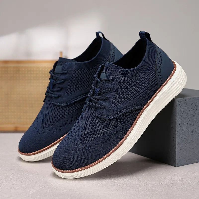 Image of Emerson | Men's Wingtip Lace-Up Casual Shoes
