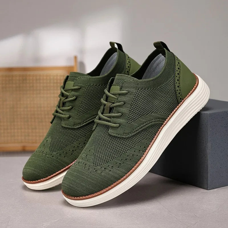 Image of Emerson | Men's Wingtip Lace-Up Casual Shoes