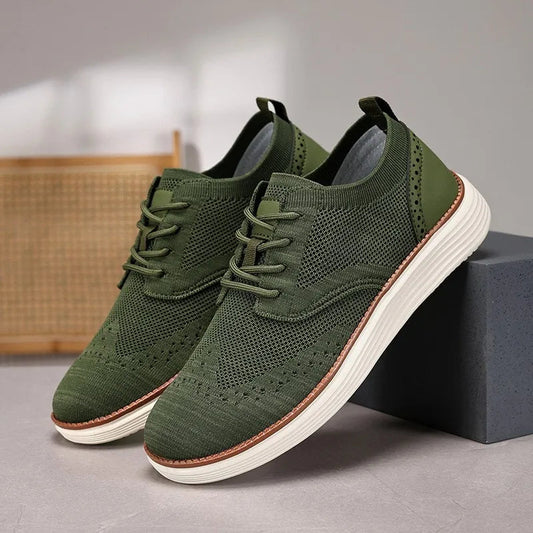 Image of Emerson | Men's Wingtip Lace-Up Casual Shoes