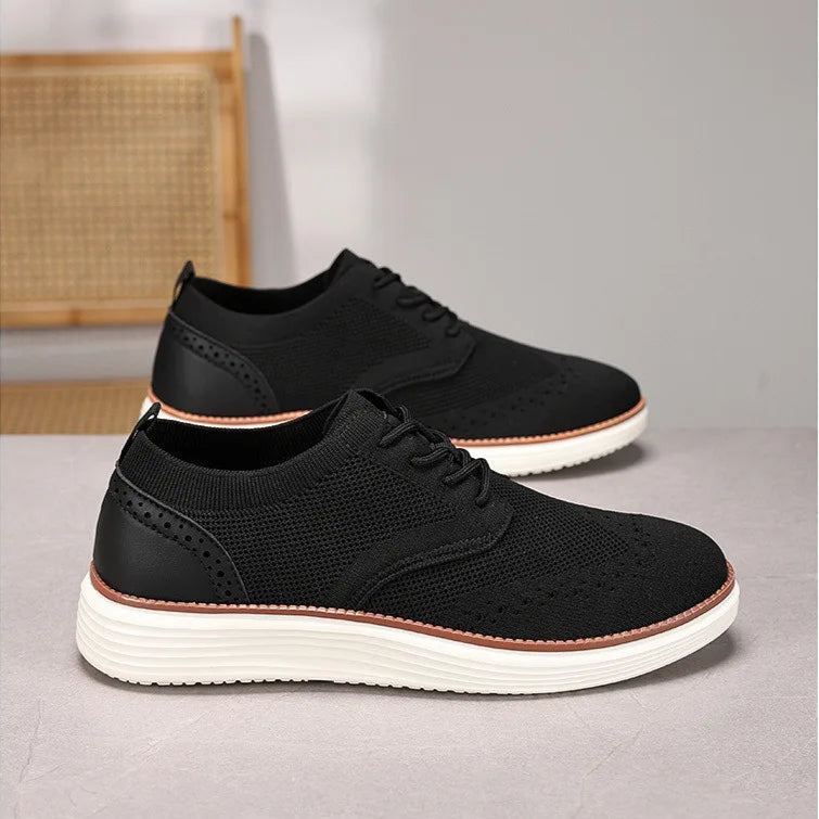 Image of Emerson | Men's Wingtip Lace-Up Casual Shoes