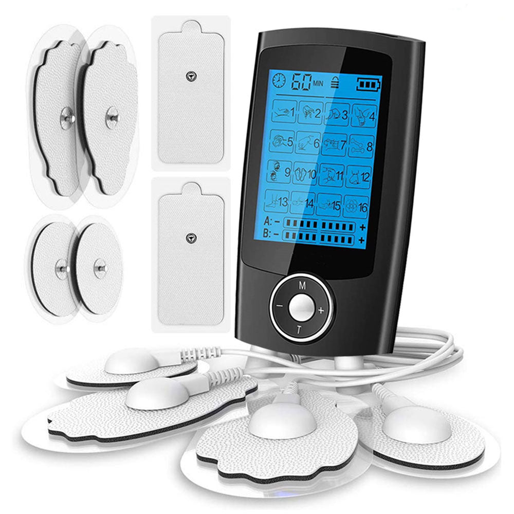 EMS Tens Electrostimulator - Pain Relief - 16 Modes