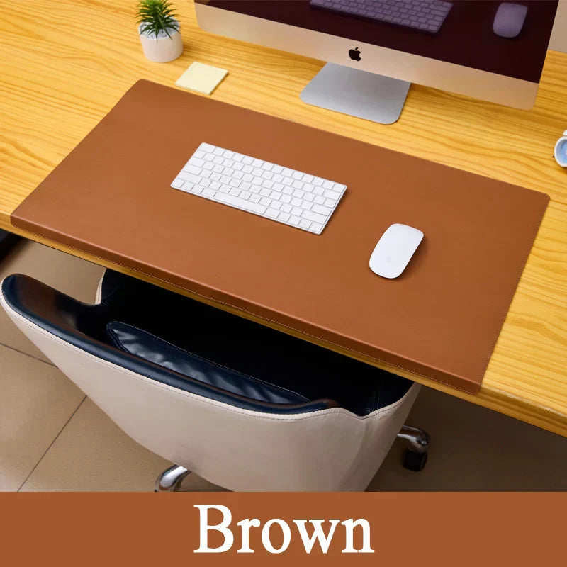Ergonomic Desk Mat in PU Leather with Anti-Slip