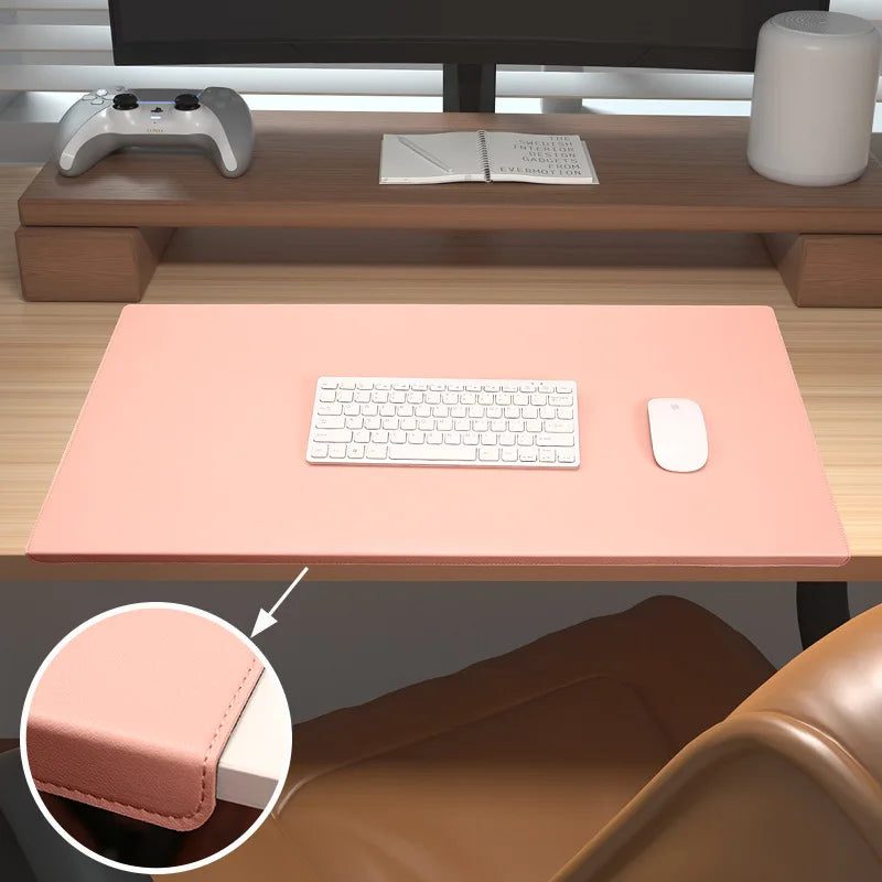 Ergonomic Desk Mat in PU Leather with Anti-Slip