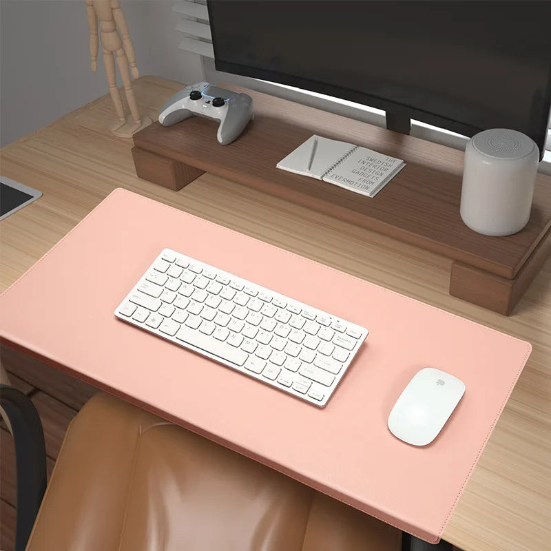 Ergonomic Desk Mat in PU Leather with Anti-Slip