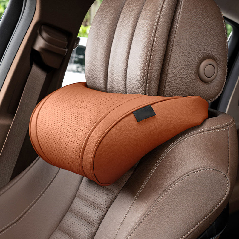 Ergonomic Memory Foam Car Support Set - Lumbar Cushion and Headrest