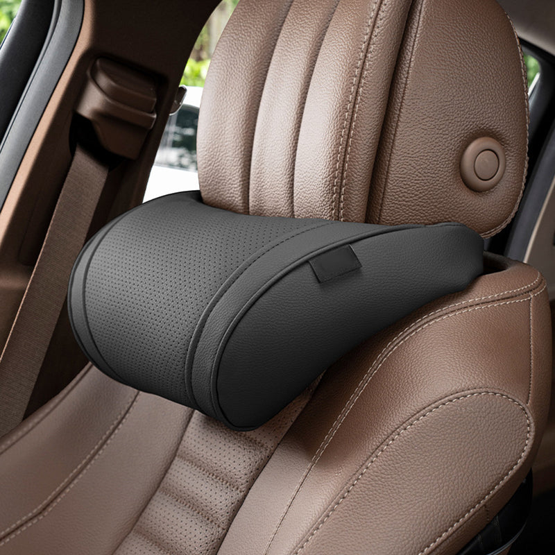 Ergonomic Memory Foam Car Support Set - Lumbar Cushion and Headrest