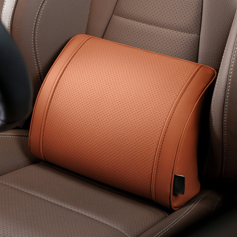 Ergonomic Memory Foam Car Support Set - Lumbar Cushion and Headrest