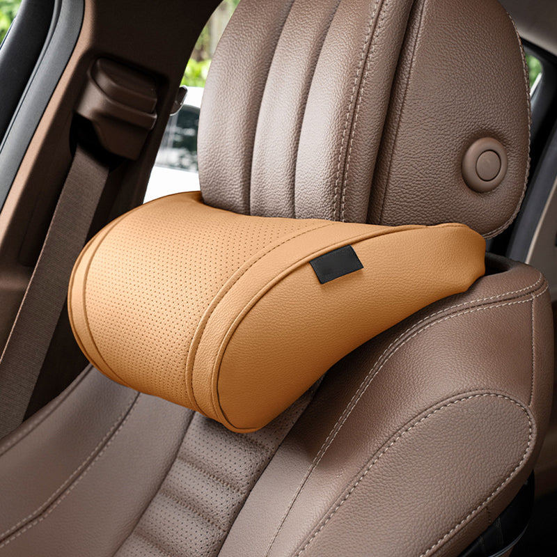 Ergonomic Memory Foam Car Support Set - Lumbar Cushion and Headrest