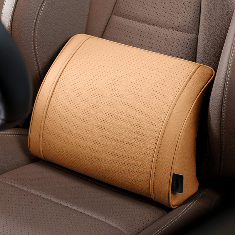 Ergonomic Memory Foam Car Support Set - Lumbar Cushion and Headrest