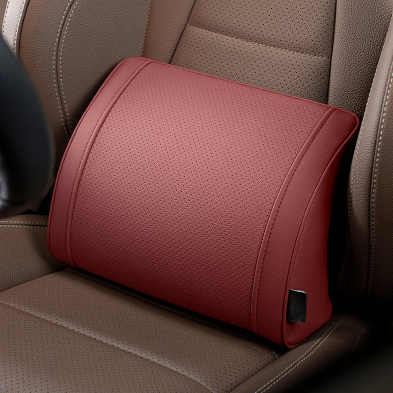 Ergonomic Memory Foam Car Support Set - Lumbar Cushion and Headrest