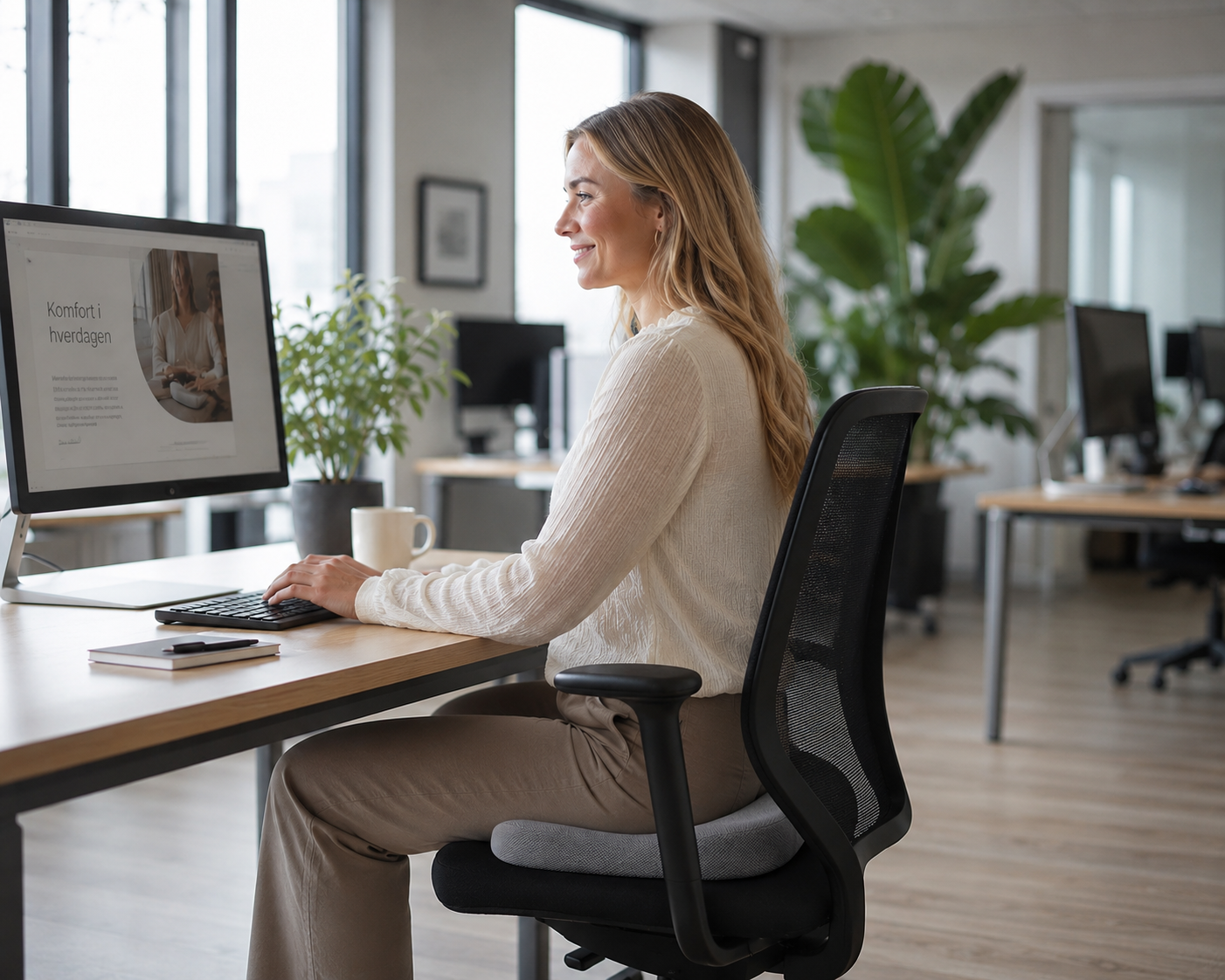 Ergonomic Memory Foam Seat Cushion