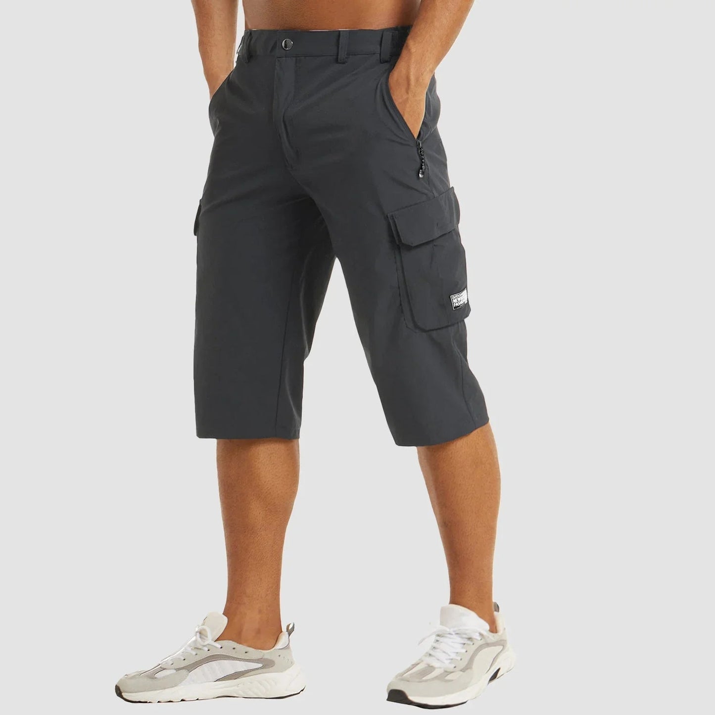 Image of Evan | Men's Cargo Knee Length Shorts