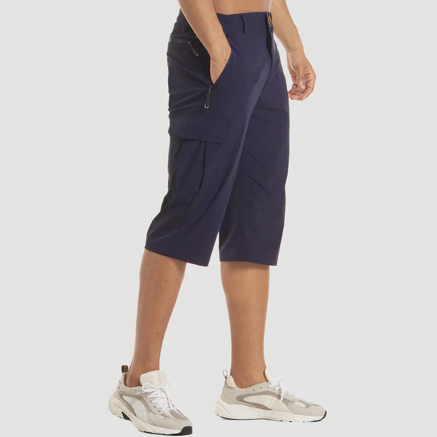 Image of Evan | Men's Cargo Knee Length Shorts