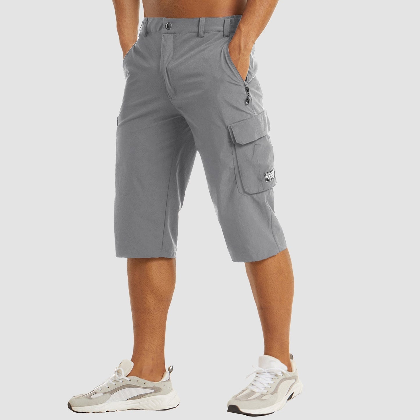 Image of Evan | Men's Cargo Knee Length Shorts