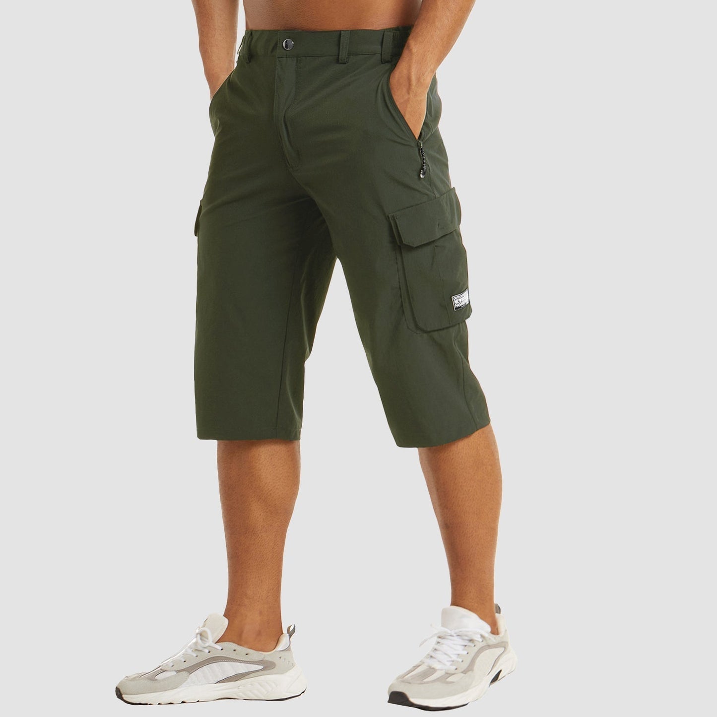 Image of Evan | Men's Cargo Knee Length Shorts