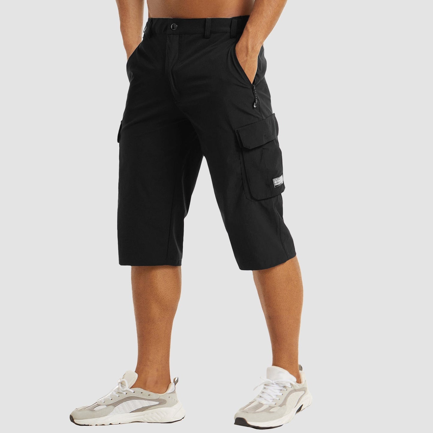 Image of Evan | Men's Cargo Knee Length Shorts