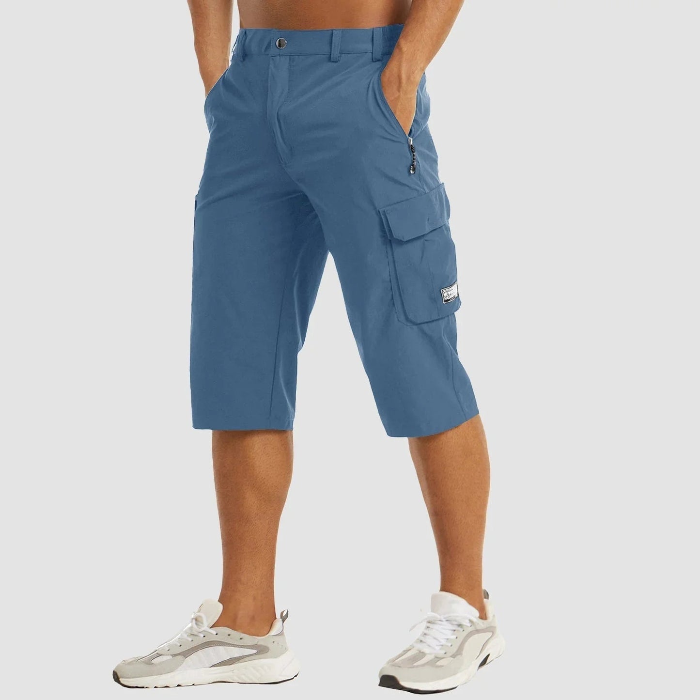 Image of Evan | Men's Cargo Knee Length Shorts