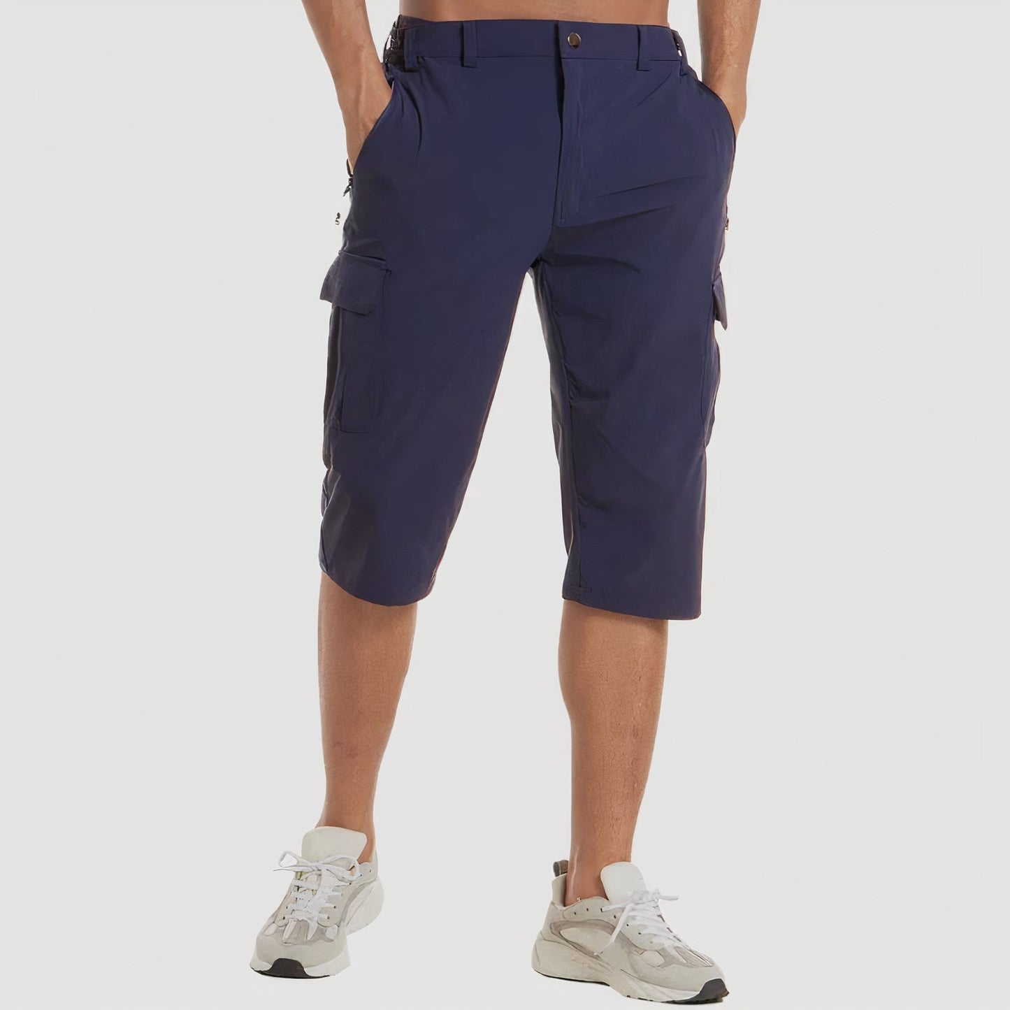 Image of Evan | Men's Cargo Knee Length Shorts