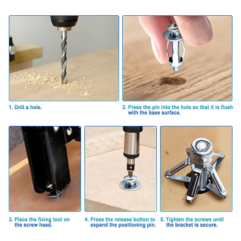 Expansion Screw Petal Nuts for Secure Fastening