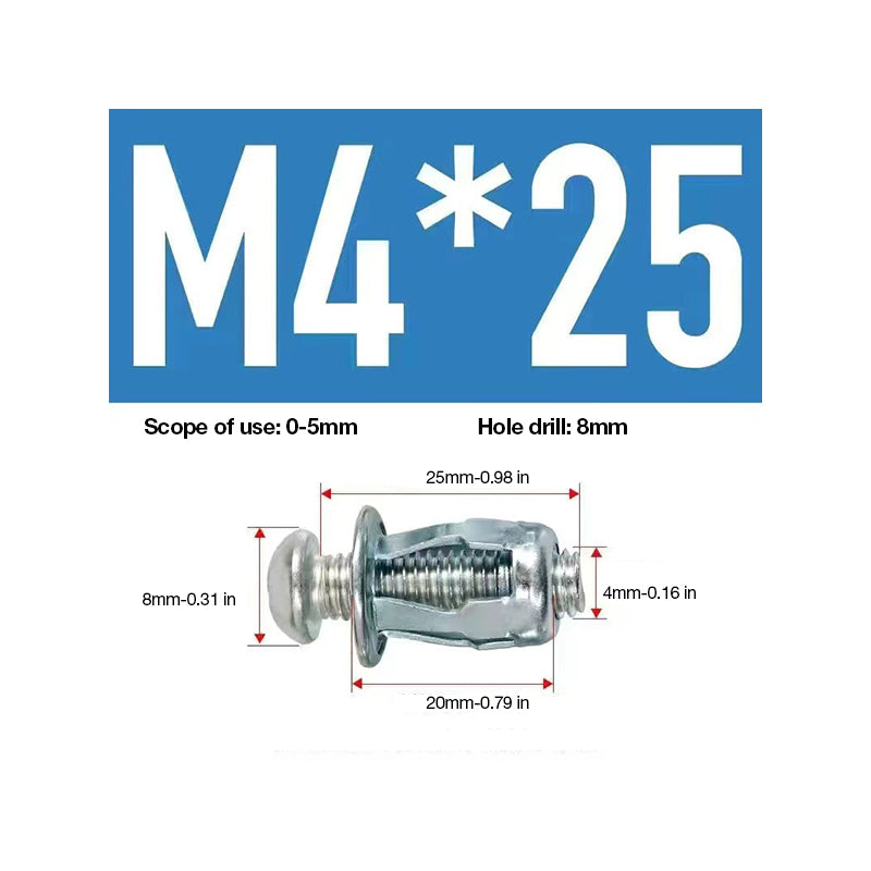 Expansion Screw Petal Nuts for Secure Fastening