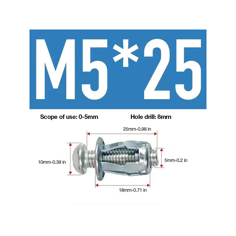 Expansion Screw Petal Nuts for Secure Fastening