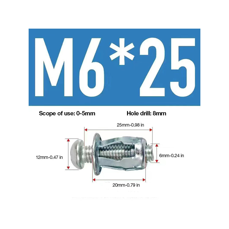 Expansion Screw Petal Nuts for Secure Fastening