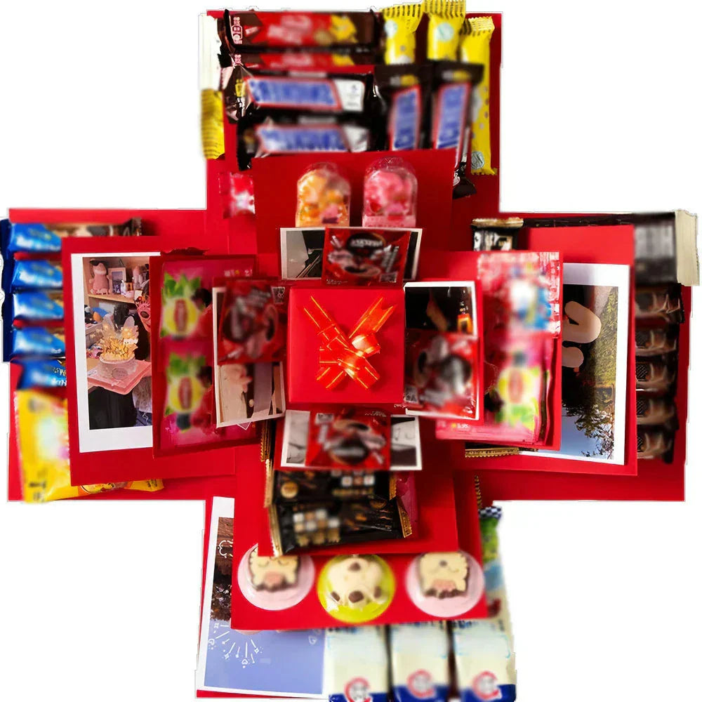 Explosion Box: Huge Christmas Surprise Gift Explosion Box