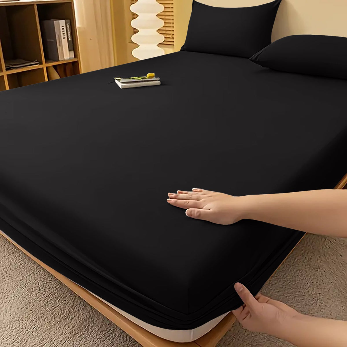 Extra Deep Fitted Bed Sheet – Wrinkle-Resistant All-Season Bedding
