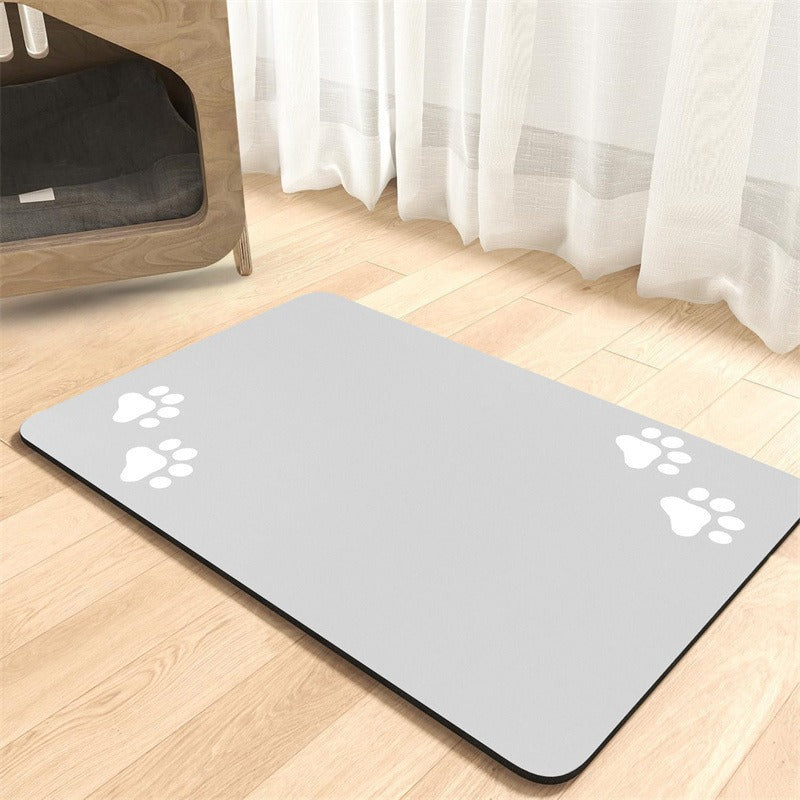 Extra Large Waterproof Silicone Pet Feeding Mat with Non-Slip Backing