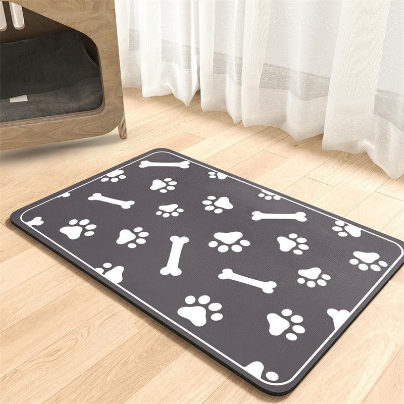 Extra Large Waterproof Silicone Pet Feeding Mat with Non-Slip Backing