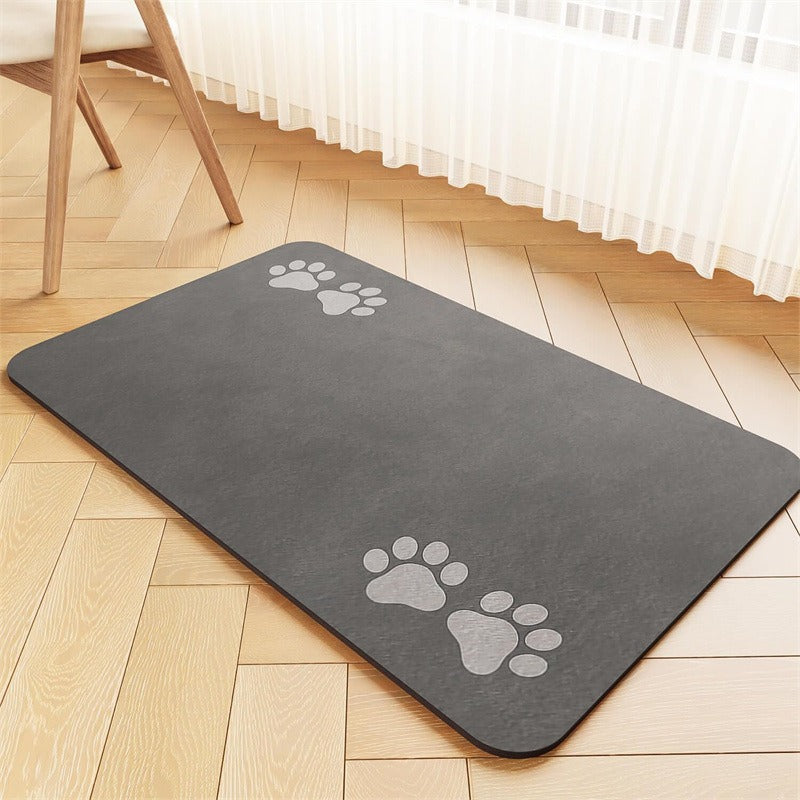 Extra Large Waterproof Silicone Pet Feeding Mat with Non-Slip Backing