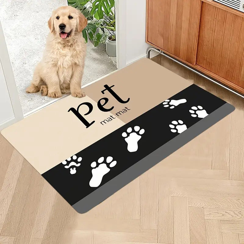 Extra Large Waterproof Silicone Pet Feeding Mat with Non-Slip Backing