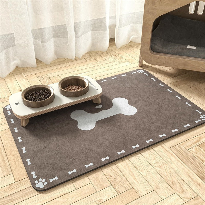 Extra Large Waterproof Silicone Pet Feeding Mat with Non-Slip Backing