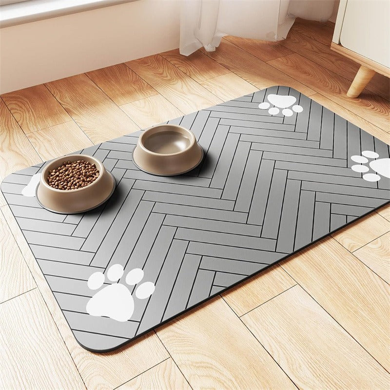 Extra Large Waterproof Silicone Pet Feeding Mat with Non-Slip Backing