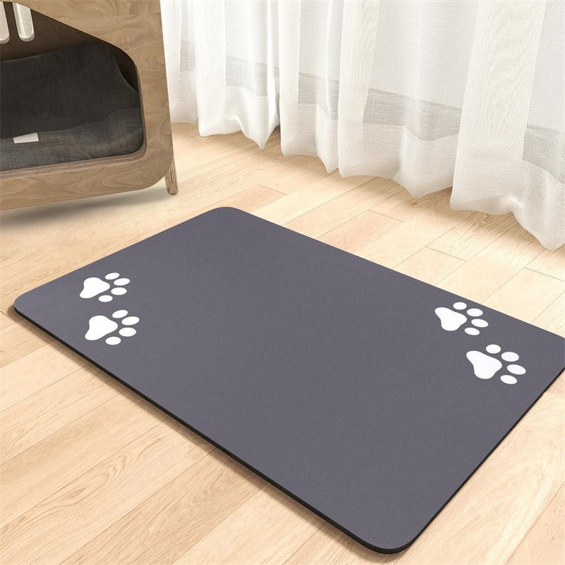 Extra Large Waterproof Silicone Pet Feeding Mat with Non-Slip Backing